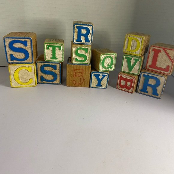 Vintage wood blocks - Picture 3 of 3